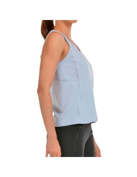 T-shirt Bullpadel Oroso Bleu Gris | Vêtements de padel pour femmes