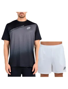 Ensemble Bullpadel Summit Performance Noir Blanc | Vêtements de pad...