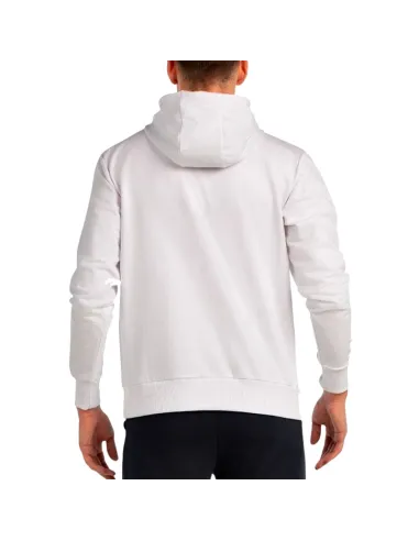 Moletom branco Bullpadel Boyen | Roupas de padel masculinas