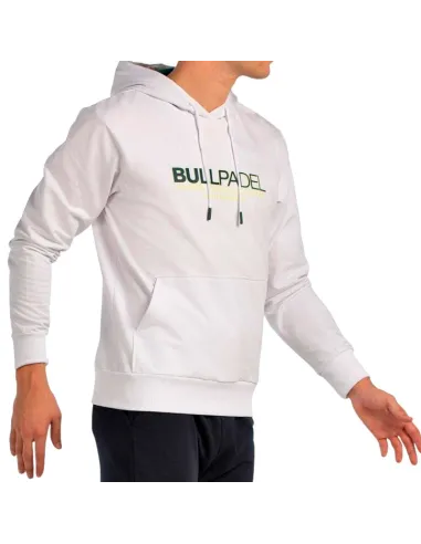 Bullpadel Boyen White Sweatshirt | Men's padel clothing Men's padel...