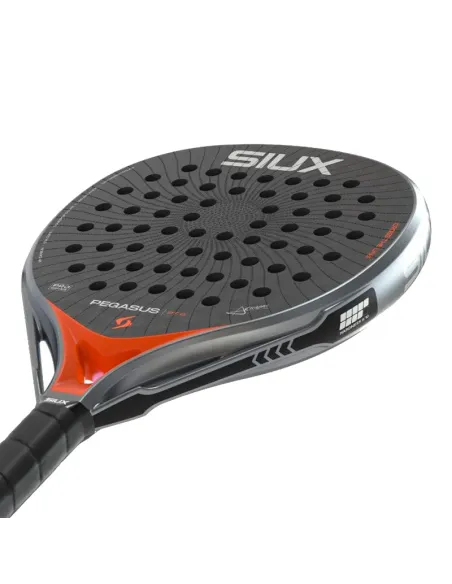 Pala de pádel Siux Alex Chozas Pegasus Pro 2026 Lava Orange