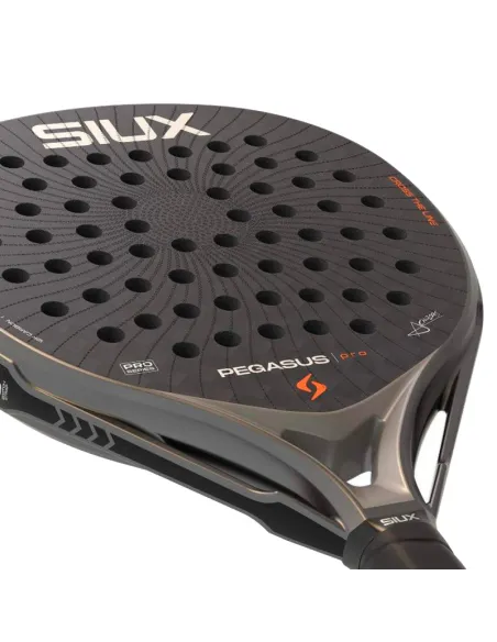 Pala de pádel Siux Alex Chozas Pegasus Pro 2026 Storm Grey
