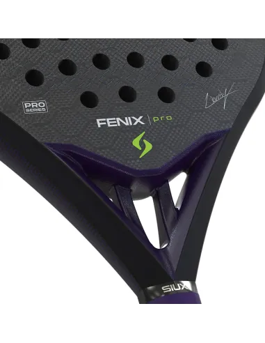 Raquette de padel Siux Fenix Pro 2026 noire de Leo Augsburguer | Ra...