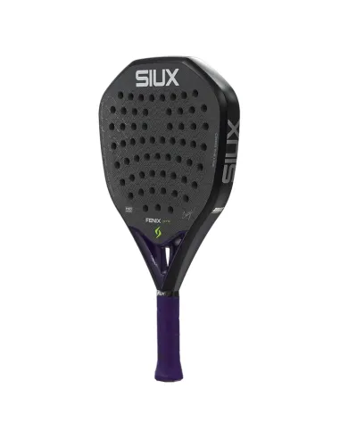 Siux Fenix Pro 2026 black padel racket by Leo Ausburguer | Siux pad...