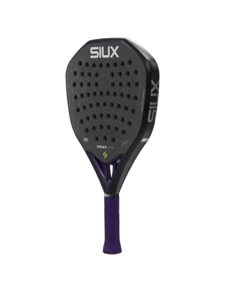 Siux Fenix Pro 2026 black padel racket by Leo Ausburguer | Siux pad...