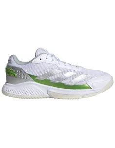 Adidas Courtquick Padel Shoes White Silver Green Women's | Men's pa...