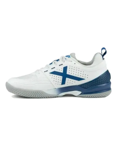 Baskets Munich Tolito Atomik 52 blanc bleu | Chaussures de padel