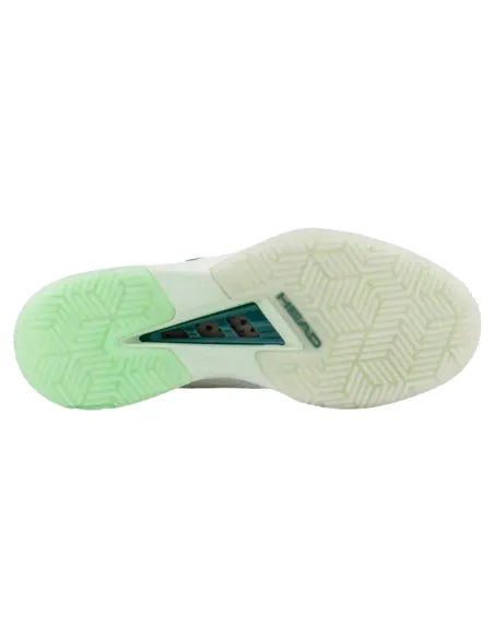 Baskets Head Sprint Pro 4.0 blanches et vertes pour femmes | Chauss...