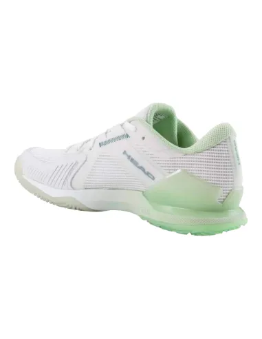 Baskets Head Sprint Pro 4.0 blanches et vertes pour femmes | Chauss...