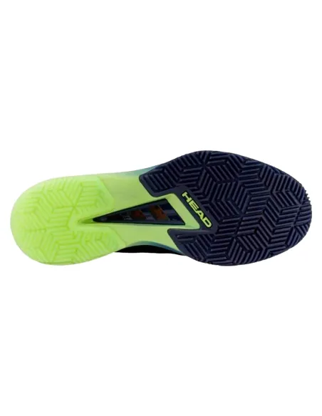 Head Sprint Pro 4.0 Padel Shoes Navy Blue Lime | Men's padel shoes ...