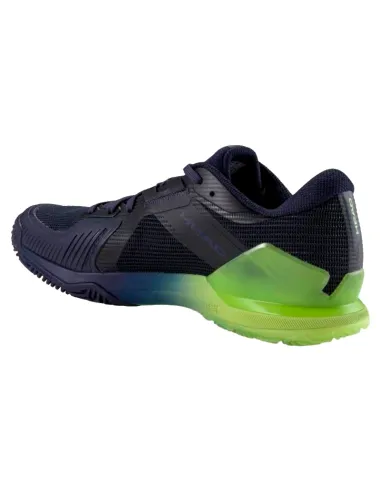 Head Sprint Pro 4.0 Padel Shoes Navy Blue Lime | Men's padel shoes ...
