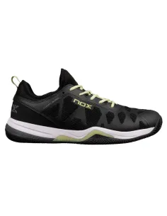Nox Nerbo Sneaker in Schwarz-Limettengrün | Padel-Schuhe