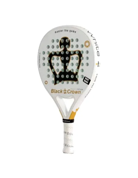Raquette de padel Black Crown Piton White 2025 | Début