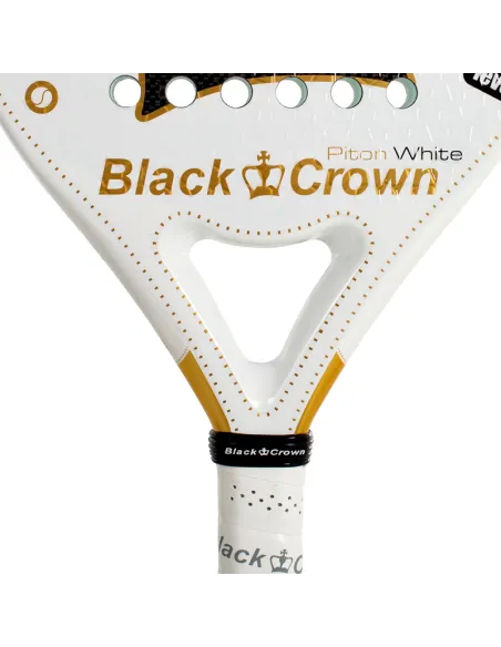 Pala de pádel Black Crown Piton Blanco 2025