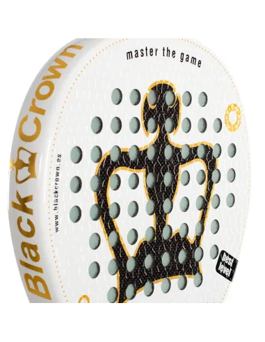 Raquette de padel Black Crown Piton White 2025 | Début