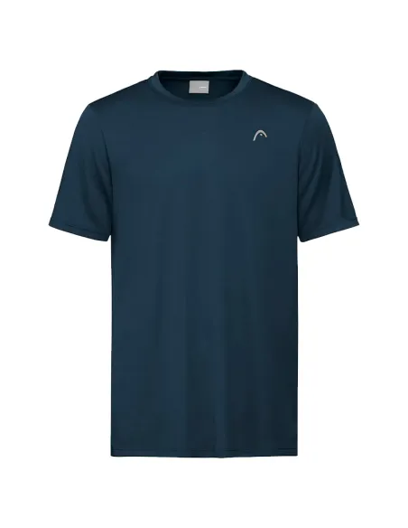 T-shirt bleu marine Head Easy Court | Vêtements de padel pour hommes
