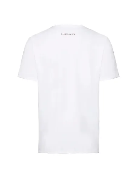 Camiseta branca Head Easy Court | Roupas de padel masculinas