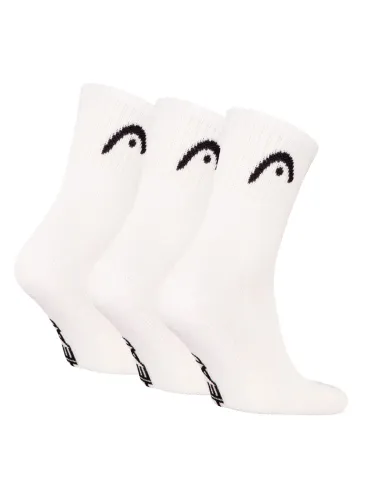 Head Tennis 3P Club Short Crew weiße Socken | Paddelkleidung