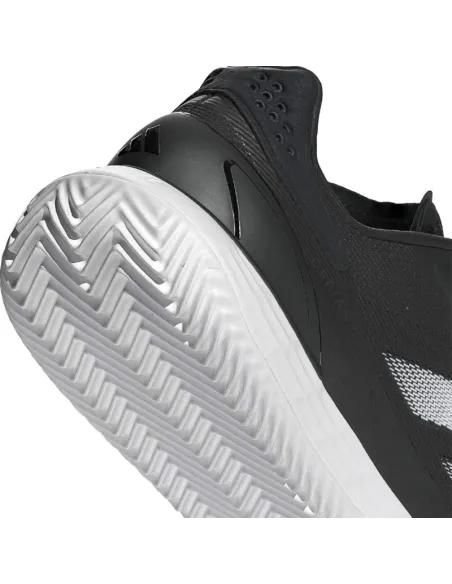 Zapatillas Adidas Defiant Speed 2 Clay Negro Blanco Gris | Padelsch...