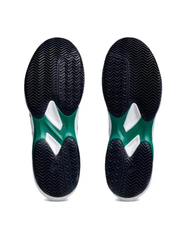 Tênis Asics Game FF Clay Branco Azul Meia-Noite | Sapatos de padel ...