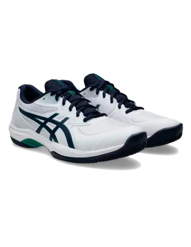 Zapatillas Asics Game FF Clay Blanco Azul Medianoche