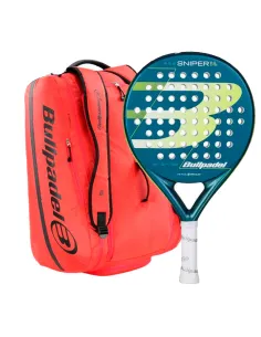 Pacote de Padel Bullpadel Sniper CTRL + Bolsa de Padel XPLO BP25022...