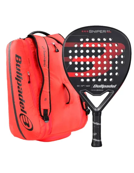 Pacote de Padel Bullpadel Sniper Power + Bolsa de Padel XPLO BP2502...