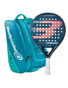 Padel Pack Bullpadel Sniper Woman Rosa + Paletero Performance