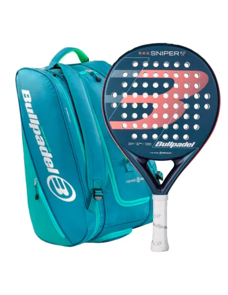 Padel Pack Bullpadel Sniper Woman Rosa + Borsa da Padel Performance...