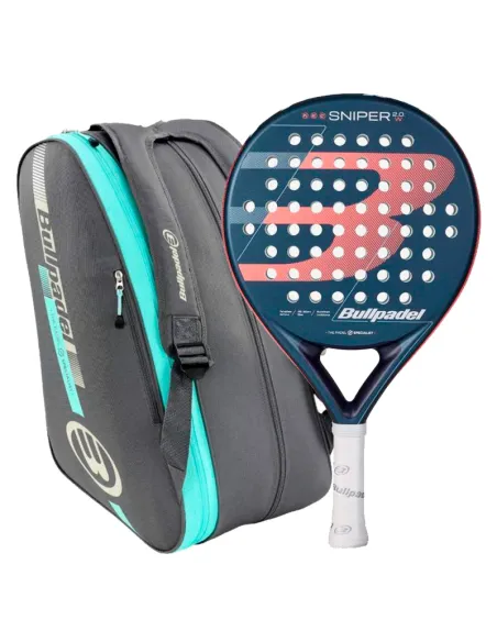 Padel Pack Bullpadel Sniper Woman Pink + Padel Bag BPP25015 | Padel...