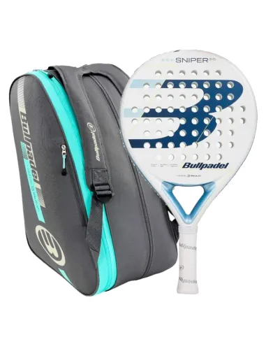 Padel Pack Bullpadel Sniper Donna Bianco + Borsa Padel BPP25015 | P...