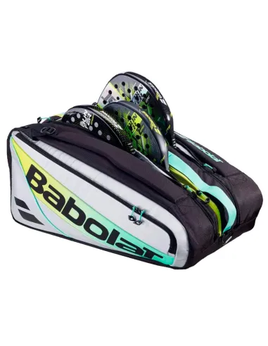 Babolat RH Pro Padeltasche Schwarz Silber Mehrfarbig | Paddeltasche...