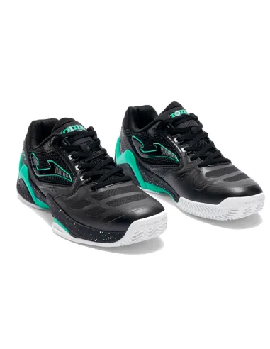 Tênis Joma Set Masculino 2026 Preto Turquesa | Padel Tênis