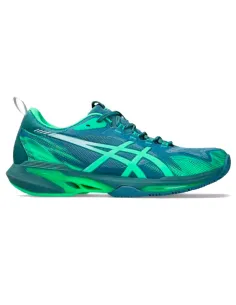 Asics Sonicsmash FF Blau-Grüne Sneaker | Padelschuhe für Herren