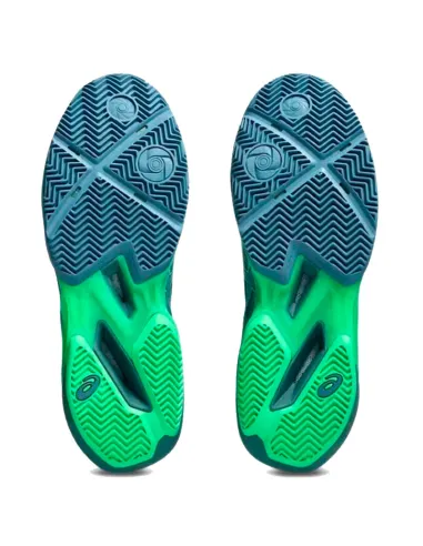 Tênis Asics Sonicsmash FF Azul e Verde | Sapatos de padel masculinos