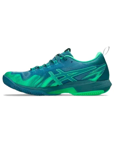 Asics Sonicsmash FF Blau-Grüne Sneaker | Padelschuhe für Herren