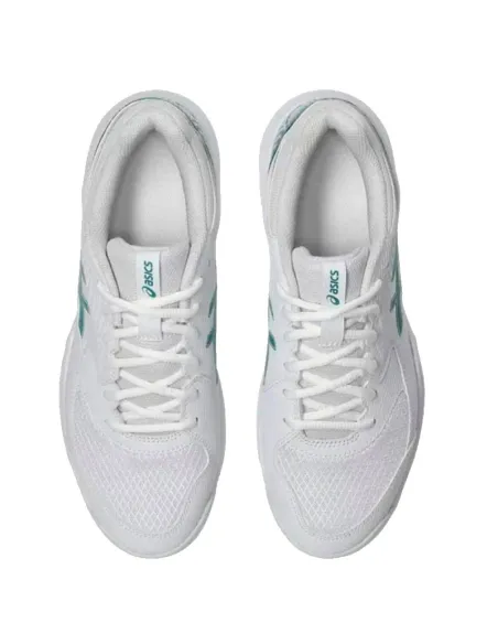 Zapatillas Asics Gel Dedicate 8 Padel Blanco Verde Pino