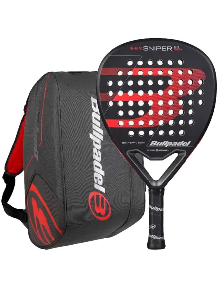 Padel Pack Bullpadel Sniper PWR + Mochila Bullpadel | Padel-Rucksäcke
