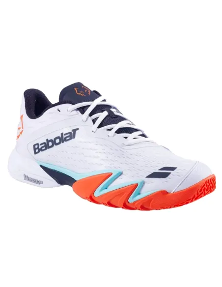 Scarpe da ginnastica Babolat Juan Lebron Jet Premura 3 bianche e ar...