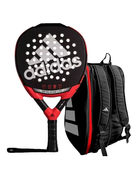 Pacote de Padel Adidas Metalbone Lite + Bolsa para Raquete Adidas |...