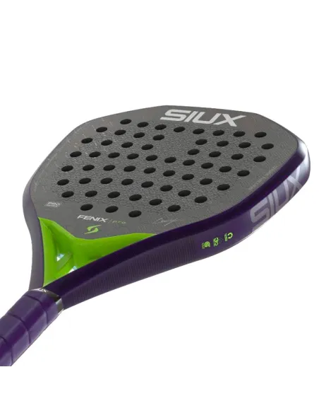 Siux Leo Augsburger Fenix Pro 2026 Glow Purple Padel Racket | Siux ...