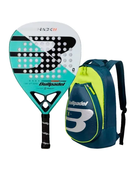 Pacote de Padel Bullpadel Hack Júnior + Mochila Bullpadel | Pacotes...
