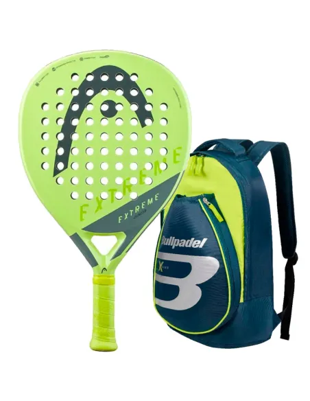 Padel Pack Head Extreme Junior + Mochila Bullpadel | Pacotes Padel