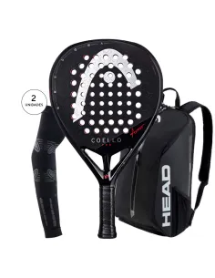 Pack Padel Head Coello Pro + Sac à dos Head + Floky | Packs Padel