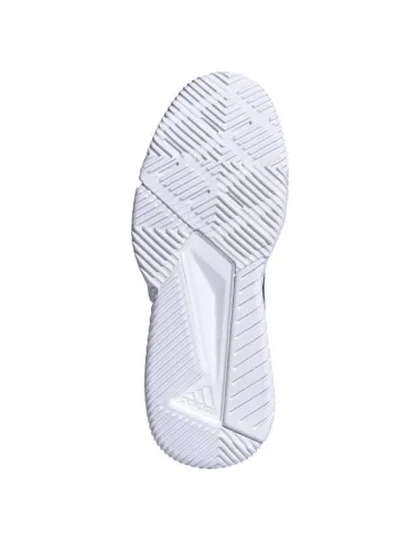 Chaussures de padel Adidas Courtquick blanches, rouges et cuivrées....