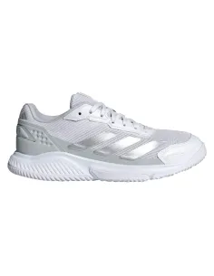 Adidas Courtquick Padel Shoes White Grey Women's | Women's padel sh...
