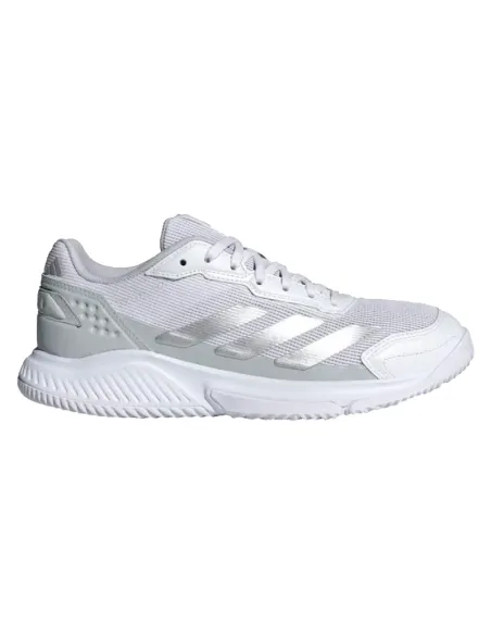 Zapatillas Adidas Courtquick Padel Blanco Gris Mujer | Women's pade...