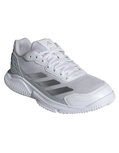 Adidas Courtquick Padel Shoes White Grey Women's | Women's padel sh...