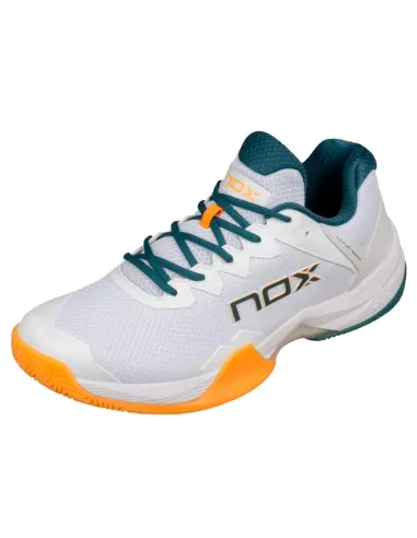 Tênis Nox ML10 Hexa Branco Damasco | Sapatos de padel masculinos