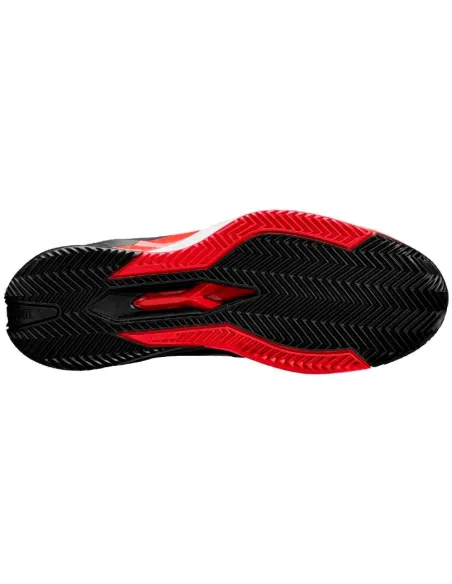 Zapatillas Wilson Rush Pro 4.5 Clay Negro Rojo Blanco | Men's padel...